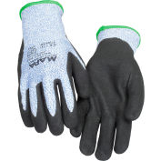 MAPA® Krynit Grip & Proof 581 Nitrile Palm Coated HDPE Gloves, Cut Level A4, 1 Pair, Size 7