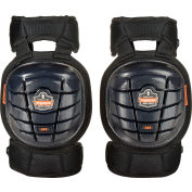 Ergodyne® ProFlex® 344 Injected Gel Knee Pads w/ Comfort Straps, Short Cap, Black, 18444