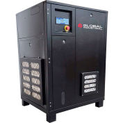 Global Industrial Tankless Rotary Screw Air Compressor, 10 HP, 1 Phase, 230V