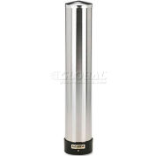 Pull-Type Wall Mounted Large Water Cup Dispenser, Stainless Steel