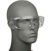 MCR Safety 9800B Crews Yukon® Safety Glasses, Clear Lens, Clear Frame, Anti-Scratch, 12/Box