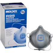 Moldex 2740R95 2740 Series R95 Particulate Respirators, HandyStrap & Ventex Valve, L, 10/Box