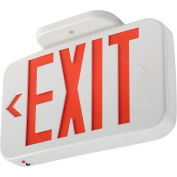 Lithonia EXR LED EL M6 Red LED Exit W/ Battery Back-Up