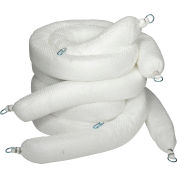 Chemtex BW5104 Absorbent Booms, Oil Only, 5" x 10', 4/Pack