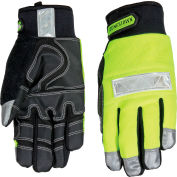 High Visibility Performance Gloves - Safety Lime - Winter - Large
