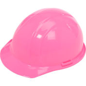ERB 19769 Americana Hard Hat, 4-Point Pinlock Suspension, Hi-Viz Pink