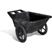 Rubbermaid&#174; Big Wheel&#174; 5642 Black Utility Agriculture, Nursery & Farm Cart
