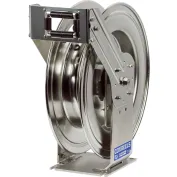 Coxreels P-LPL-450 Low Pressure Retractable Air/Water/Oil Hose Reel: 1/2  I.D., 50' Hose Capacity, Without Hose, 300 PSI, Made in USA