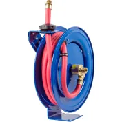 Reelcraft 7925 OLP Heavy Duty Spring Retractable Hose Reel with 25 Feet of  Hose 3/4