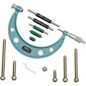Mitutoyo 104-137 0-6" 12 Piece Interchangeable Anvil Mechanical Micrometer