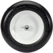 Tire on Wheel Air Filled 3 Hub 3/4 Bearings Ribbed Tread Marathon 4.80/4.00-8 Pneumatic 