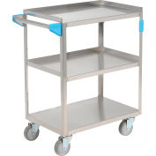 300 lb Capacity 3 Shelves Details about   Lakeside 359 Stainless Steel Mobile Equipment Stand 