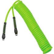 Legacy Mfg. LP1425AFZ 1/4 X 25' Polyurethane Recoil Hose 1/4 MNPT Flexzilla Green