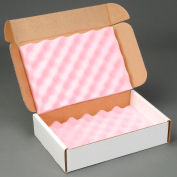 Anti-Static Foam Shipper, 12"W X 8"L X 2-3/4"D 200lb. Test - Pkg Qty 24
