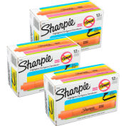 Sharpie® Accent Tank Highlighter, Smear Guard, Chisel Tip, Orange Ink - Pkg Qty 12