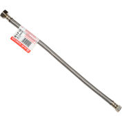 Fluidmaster B1F16 Faucet Supply 3/8 In. Compression X 1/2 In. I.P. Straight X 16 In. - Braided SS