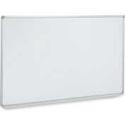 Global Industrial Wall-Mounted Magnetic Whiteboard With Aluminum Frame, 96"W x 48"H