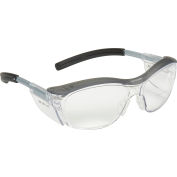 3M™ NUVO™ Reader Protective Eyewear, Clear Lens, Gray Frame, 1.5 Diopter