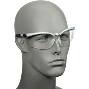 3M™ BX™ Protective Eyewear, Clear Lens, Silver/Black Frame, 1 Each