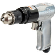 Sunex Tools SX223, 3/8" Pistol Air Drill, 0.35 HP, 1800 RPM, 4 CFM, Reversible, 90 PSI