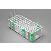 Bel-Art No-Wire PP Test Tube Rack 187450001, For 13-16mm Tubes, 60 Places, White, 1/PK