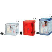 Bel-Art Secador Vertical Profile Blue 4.0 Auto-Desiccator Cabinet with Clear Door, 120V, 1.9 cu. ft.