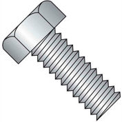 10-32 x 1" Machine Screw - Indented Hex Head - Unslotted - Steel - Zinc CR+3 - UNF - FT - Pkg of 100