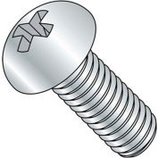 1/4-20 x 4" Machine Screw - Round Head - Phillips - Steel - Zinc CR+3 - FT - Pkg of 100 - BBI 588687