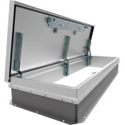 Babcock Davis BRHPA30X96S1T 30" x 96" Personnel II Roof Hatch, Aluminum