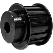 Powerhouse 24L100-6FS7 Steel / Black Oxide 24 Tooth 2.865" Pitch Plain Bore Pulley - Pkg Qty 5