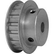 20 Tooth Timing Pulley, (L) 3/8" Pitch, Clear Anodized Aluminum, 20l050-6fa6 - Min Qty 3