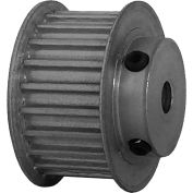Powerhouse 22-5M15-6FA3 Aluminum / Clear Anodized 22 Tooth 1.379" Pitch Finished Bore Pulley - Pkg Qty 5