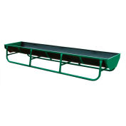 Behlen Country 11' L Standard Bunk With Square Ends And 5 2" Straps 130"L x 34"W x 20"H, Green
