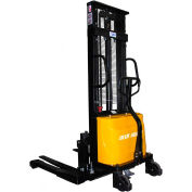 Blue Giant® Manual Push Stacker 2200 Lb. Capacity - 63" Lift 42" Forks