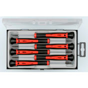 Felo® 07157 31844 6 Pc Slotted & Phillips Precision Screwdriver Set