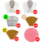 WerkMaster Termite XT Concrete Polishing Package - Matte Finish for Medium Concrete - 020-0389-MM