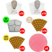 WerkMaster Termite XT Concrete Polishing Package - Matte Finish for Soft Concrete - 020-0426-MS