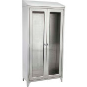 Blickman 7959SS Walter Freestanding Medical Storage Cabinet, 35-5/8"W x 16"D x 76"H