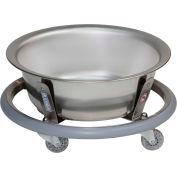 Blickman 8766SS Stainless Steel Round Sponge Receptacle with 8.5 Quart Basin