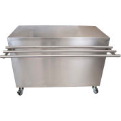 BK Resources Stainless Steel Serving Counter With Sliding Doors 24X48