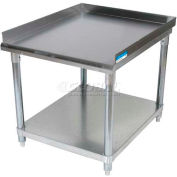 BK Resources VETS-4830 18 Gauge Equipment Stand 430 Stainless Steel - Galvanized Frame 49"W x 30"D