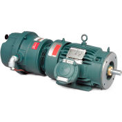 Baldor-Reliance Brake Motor, CEBM7144T, 3 Phase, 230/460 Volts, 5 HP, 1765 RPM, TEFC, L184TC Frame
