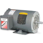 Baldor-Reliance General Purpose Motor, 230/460 V, 0.25 HP, 1750 RPM, 3 PH, 56C, TENV