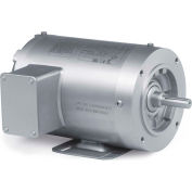 Baldor-Reliance Washdown Motor CSSEWDM3539, 3 PH, 0.5 HP, 1200 RPM, 208-230/460 V, TENV, 56C FR