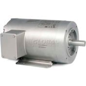 Baldor-Reliance Washdown Motor CSSEWDM3543, 3 PH, 0.75 HP, 1160 RPM, 208-230/460 V, TENV, 56C FR