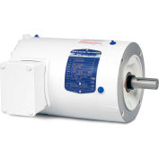 Baldor-Reliance Washdown Motor VEWDM3542, 3 Phase, 0.75 HP, 1800 RPM, 230/460 Volts, TENV, 56C FR