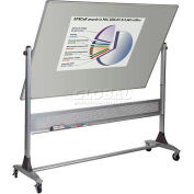 Balt® Platinum Reversible 72"W x 48"H Projection Plus/Porcelain Steel Markerboard
