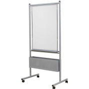 Balt® Nest Easel - Silver Frame with Porcelain Steel Markerboard