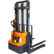Ballymore Fully Powered Lithium Battery Pallet Stacker, 114" Lift Height, 2600 Lb. Capacity