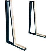 Bluff A-Frame Slab Rack Single-Sided Wall Display, AFRAMEWALLRACK, 60"W x 36"D x 60"H